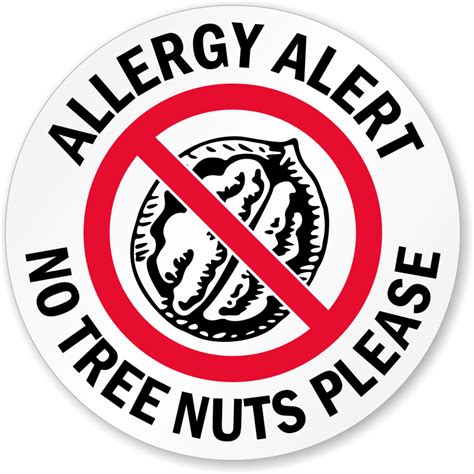 Food Allergy Warning Signs - MySafetySign.com