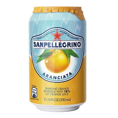 義大利 Spellegrino 聖沛黎洛氣泡水果水 甜橙口味 330ml｜美食飲品｜hola 和樂家居