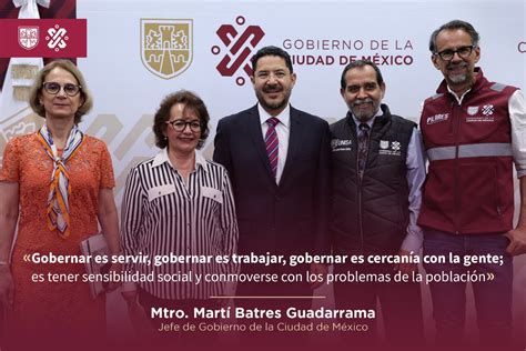 Gobierno De La Ciudad De México On Twitter El Jefedegobierno Martibatres Destacó Que