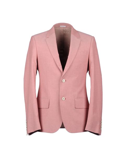 Alexander Mcqueen Blazer In Pink For Men Lyst