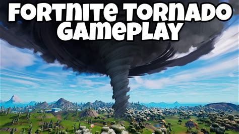 New Fortnite Tornadoes In Chapter 3 Season 1 Early Gameplay Youtube