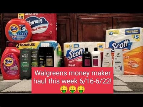 Walgreen S Money Maker Haul Youtube