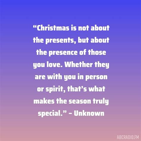 A QUOTE ABOUT CHRISTMAS AbcRadio Fm