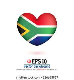 Heart South Africa Flag Images, Stock Photos & Vectors | Shutterstock