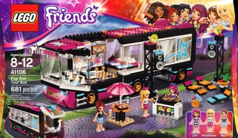 Lego Friends Pop Star Tour Bus Toys Et Cetera