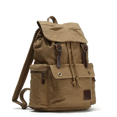 Unique Canvas Drawstring Backpacks High Quality Laptop Rucksack YEPBAG