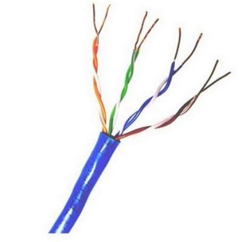 Nbw 1052 Cable Utp Cat 5e 4prs Azul Solido Telnet