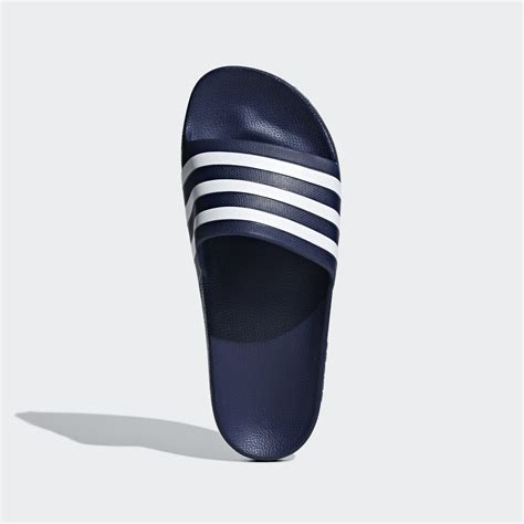 Adidas Adilette Aqua Slides Blue Adidas Uae