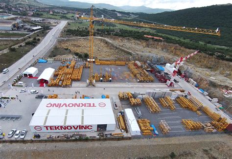 Teknovinc opens Potain tower crane yard in Turkey ⋆ Crane Network News