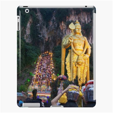 "thaipusam celebration at Sri Murugan Perumal Kovil Batu Caves, Malaysia" iPad Case & Skin for ...