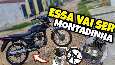 TITAN 150 KS 2005 Inicio De Um Projeto Montadinha YouTube