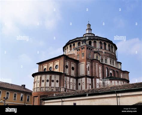 Convent Of Santa Maria Della Grazie Church Where Leonardo Da Vinci