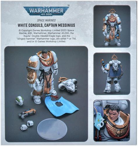 Фигурка JoyToy Warhammer 40 000 Space Marines White Consuls Captain