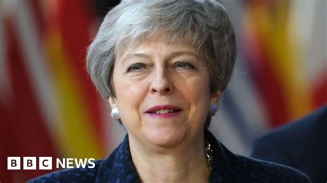 Brexit Theresa May Hopes Uk Will Leave Eu With A Deal Bbc News