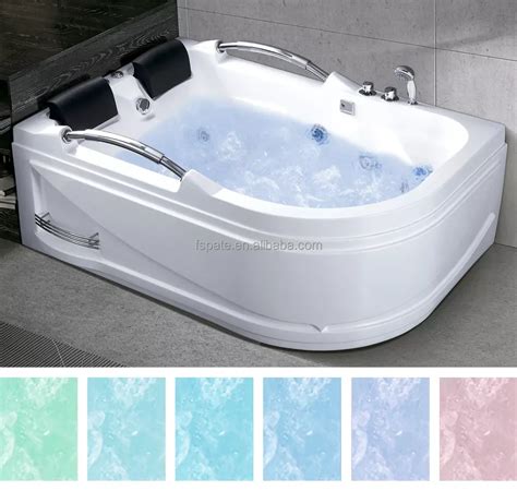 Cheap Price Two Persons Jacuzzier Corner Whirlpool Comfortable Bathtub Acrylic Massage Bathtub