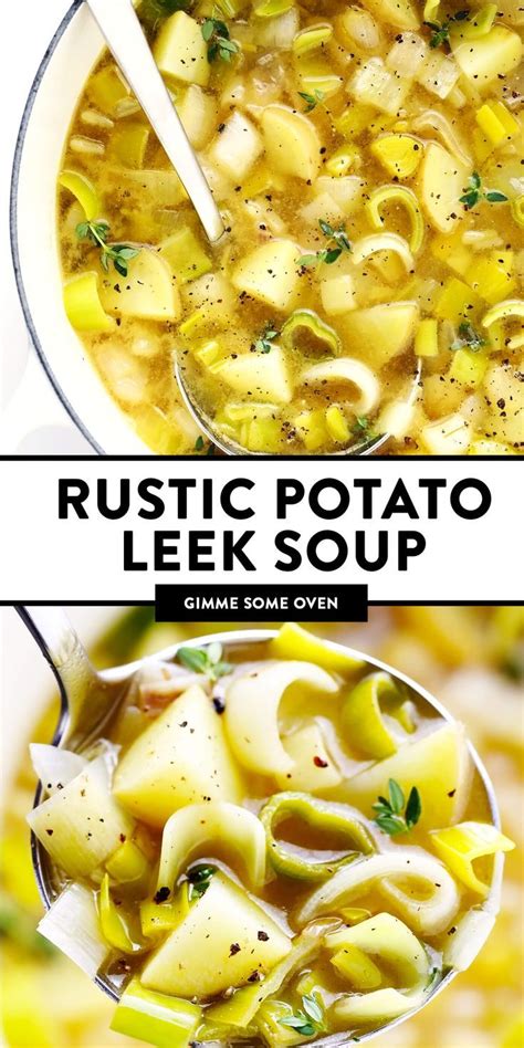 Rustic Potato Leek Soup Artofit