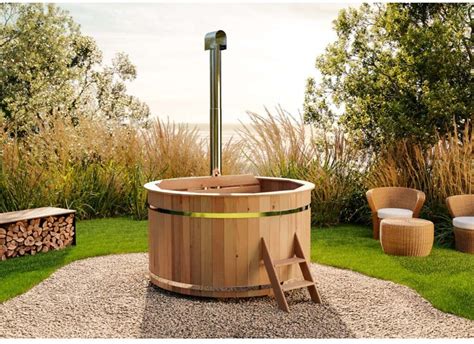 Finntherm Holz Badefass Bergen Hot Tub X Cm Inkl Edelstahl