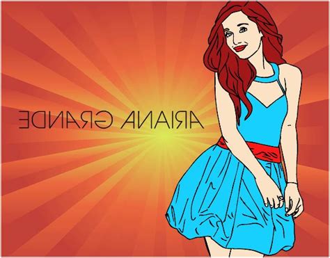 Coloriage Ariana Grande Sp Cial Coloriage Ariana Grande Stock