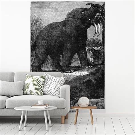 Behang Fotobehang Deinotheriums Breedte 190 Cm X Hoogte 280 Cm Bol