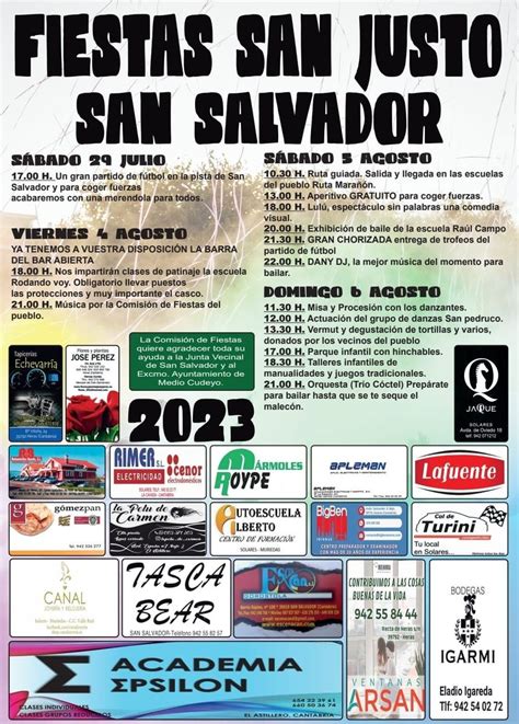 Fiestas De San Justo San Salvador Miplanhoy Qu Hacer Hoy En