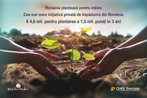 OMV Petrom a finalizat prima etapă de plantare din acest an în cadrul