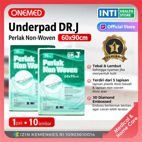 Jual ONEMED Underpad Underpad Dr J Perlak Tatakan 60 X 90 CM