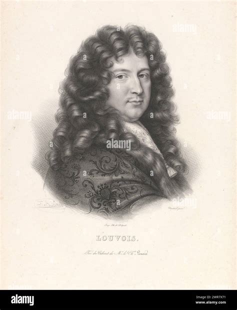 Portrait Of Minister François Michel Le Tellier De Louvois Louvois