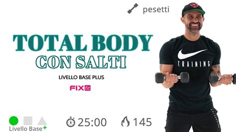 Allenamento Completo Total Body Esercizi A Corpo Libero E Con Pesetti