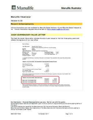 Fillable Online Manulife Illustrator Fax Email Print Pdffiller