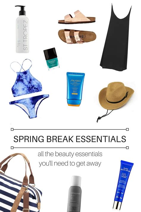 Spring Break Beauty Essentials