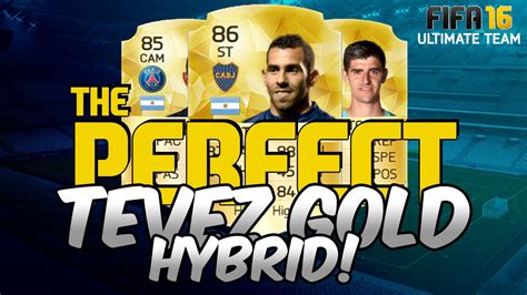 Fifa The Perfect Tevez Gold Hybrid Team For Under K Ultimate