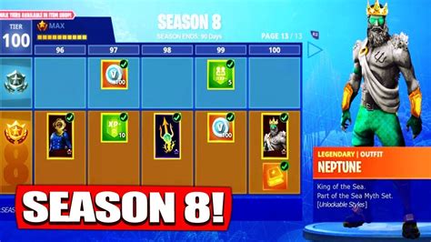 Fortnite Season 8 Battle Pass Skins Trailer And Thema Leaks