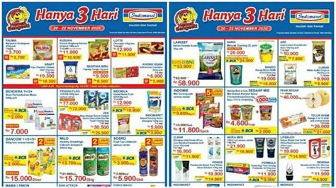 KATALOG PROMO JSM INDOMARET 20 22 November 2020 Ada Diskon Susu