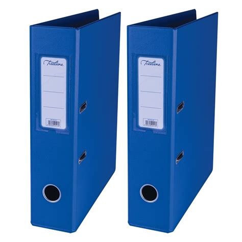 Treeline Pvc 70 A4 Pvc Lever Arch File Blue Pack Of 2 Shop Today