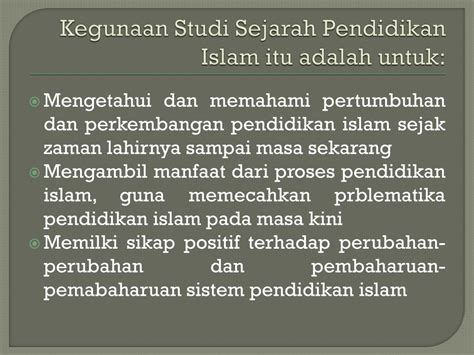 Pengertian Sejarah Pendidikan Islam Ujian