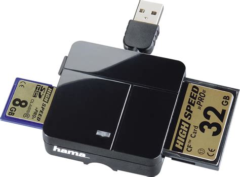 Hama Card Reader Lettore Di Schede Di Memoria Usb Colore Nero