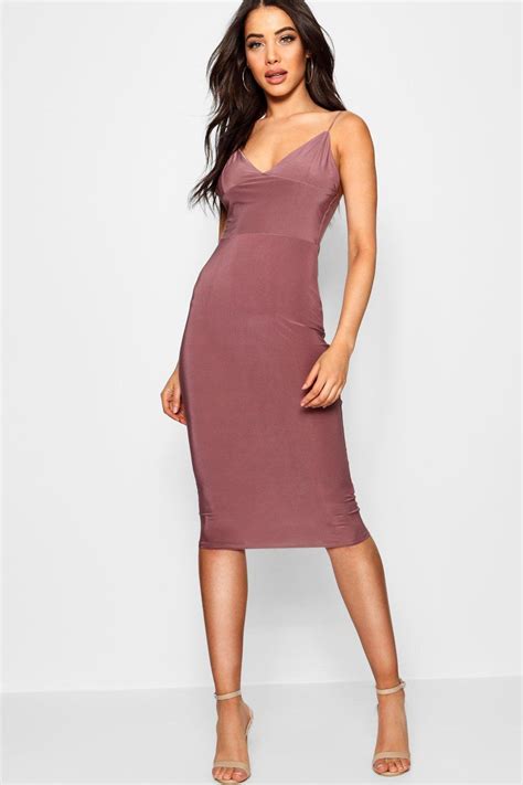 Karen Slinky Bodycon Midi Dress At