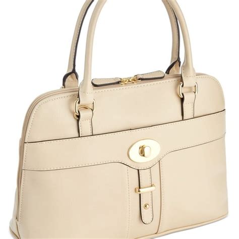 Giani Bernini Bags Giani Bernini Turnlock Glazed Dome Satchel