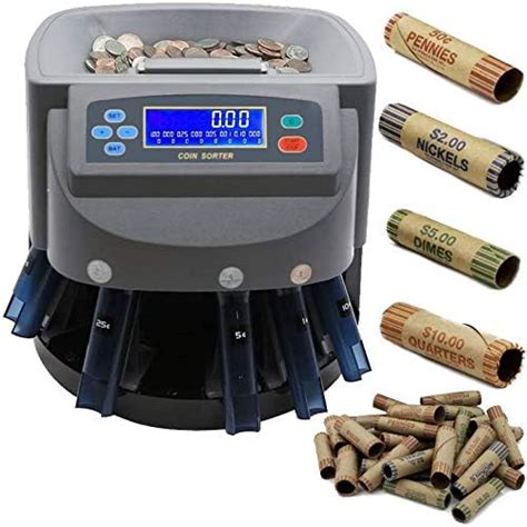 Electronic Usd Coin Sorter And Counter With Lcd Display