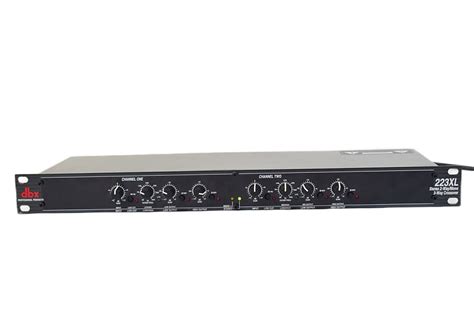 Dbx 223XL Stereo 2 Way Mono 3 Way Crossover Reverb Canada