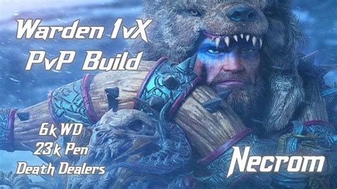 Hard Hitting 1vX Stam Warden PvP Build With Gameplay ESO PvP Necrom