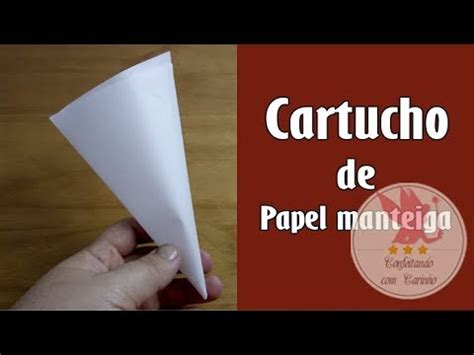 Como Fazer Cartucho De Papel Manteiga Super F Cil Youtube