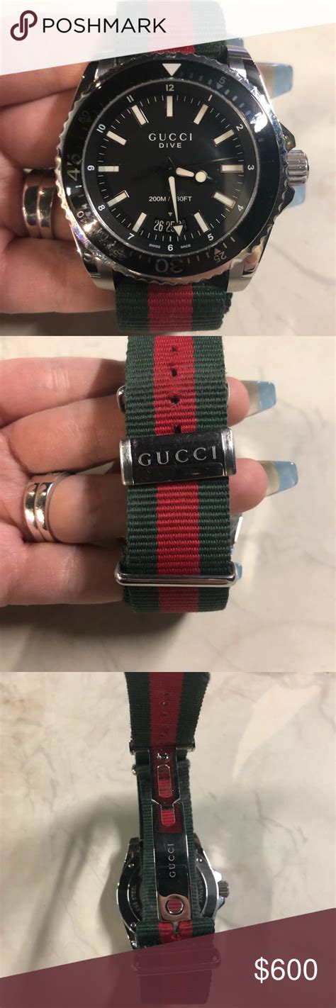 Authentic Gucci Dive Watch Dive Watches Gucci Gucci Accessories