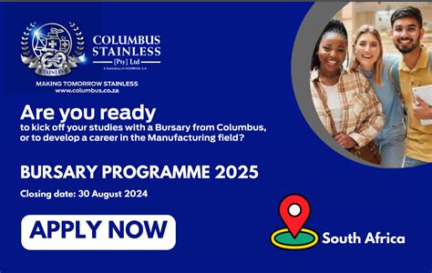 Columbus Stainless Bursary Programmes Matr Iq