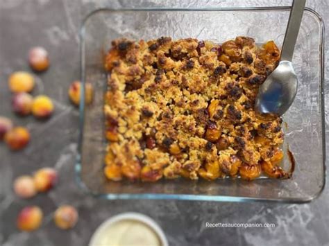 Crumble Aux Mirabelles De Lorraine Recette Par Recettes Au Companion