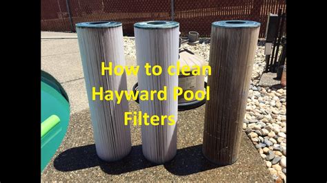 How To Clean Hayward Pool Filters Or Cartridge Pool Filters Without Any