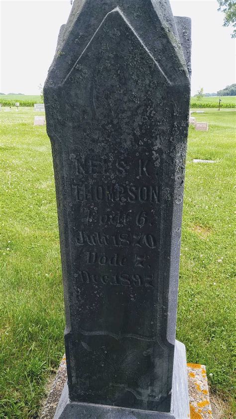 Nels Knudson Nils Thompson Find A Grave Memorial