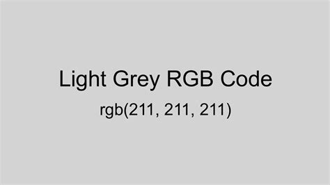 Light Grey Color, Hex and RGB values | CSSColors.com