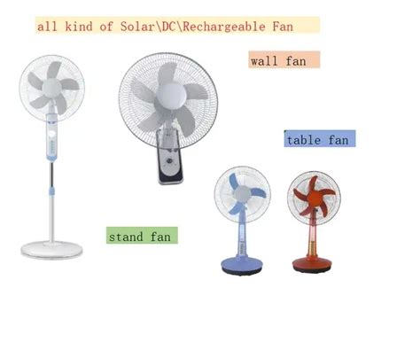 12 Inch 18 Inch Rechargeable Solar Dc Powered Electric Stand Pedestal Solar Fan Solar Fan And