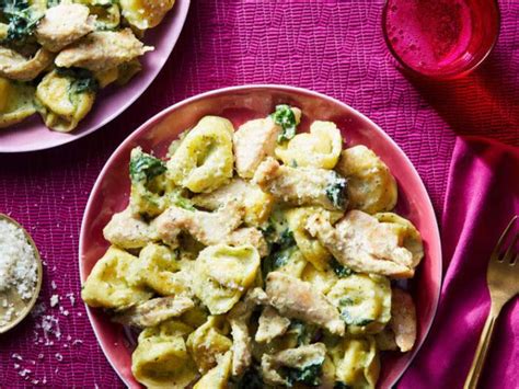 Pesto Chicken Tortelloni Alfredo Recipe Samsung Food